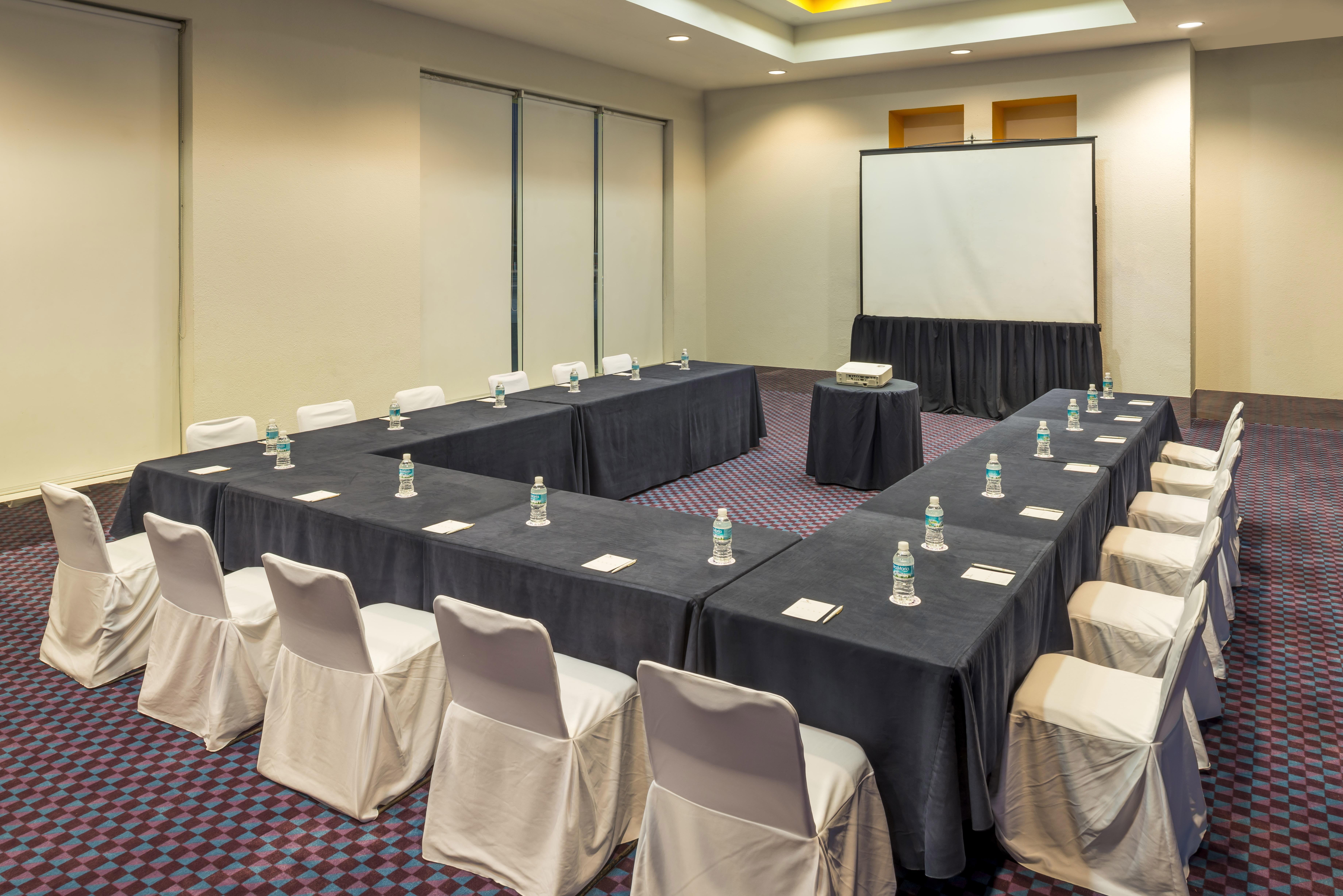 卡米诺睿尔韦拉克鲁斯酒店 外观 照片 A meeting room at a hotel